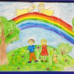 Детские рисунки на тему «Мы за безопасный мир»