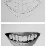Рот с зубами рисунок 026