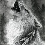 Милые картинки для срисовки волка карандашом (26)