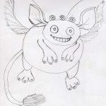 Рисунки для детей с летающими животными 012