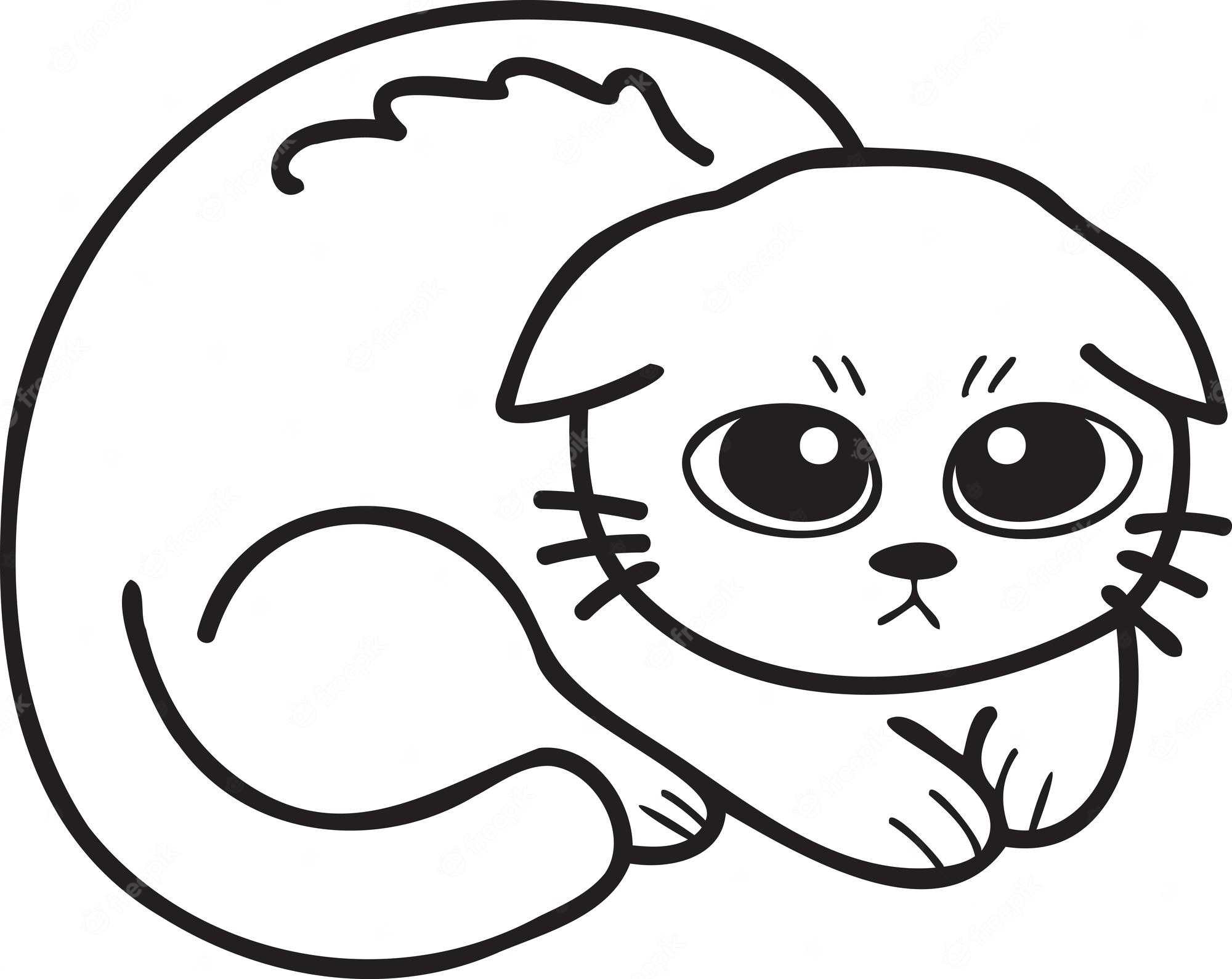 Рисунки с котами в юмористическом стиле 016