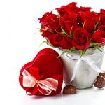 Поздравления на день рождения с розами и сердечками 9