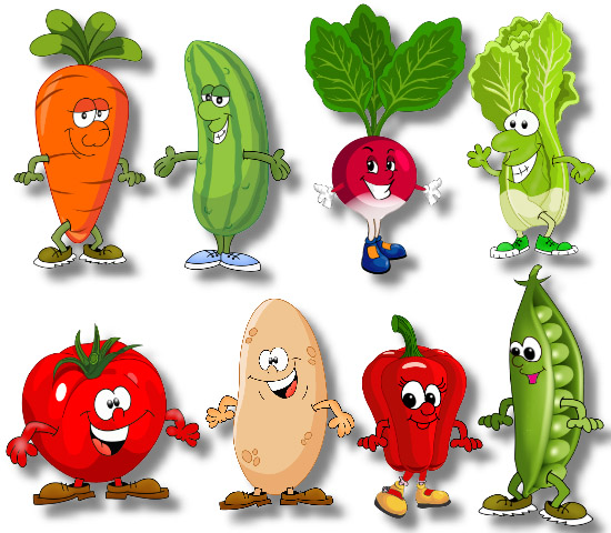 Цветные овощи и фрукты картинки для детей - красивые и прикольные 13