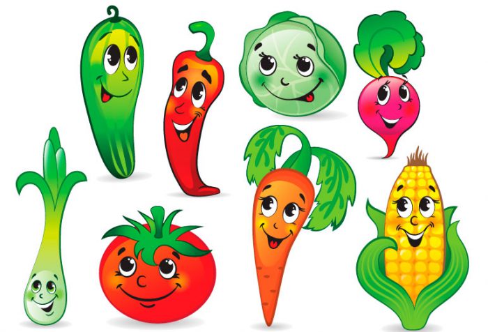 Цветные овощи и фрукты картинки для детей - красивые и прикольные 18