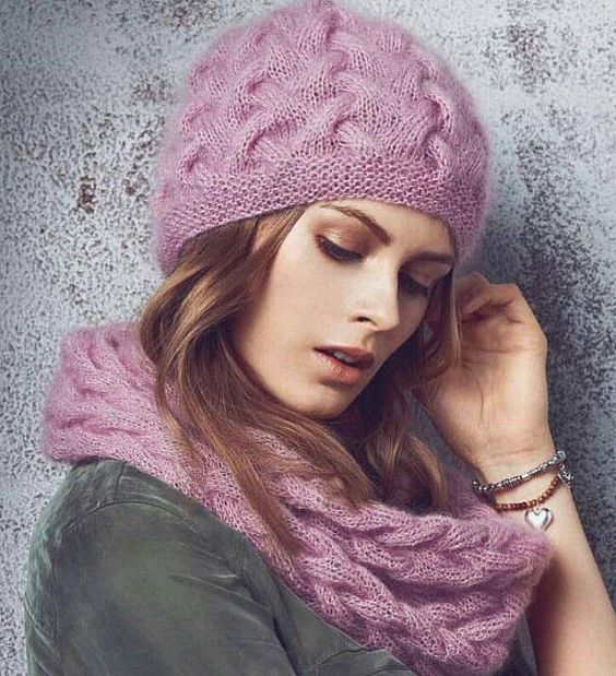Новые модели 2019 связать шапку спицами для женщины   милая сборка 22 штуки (10)