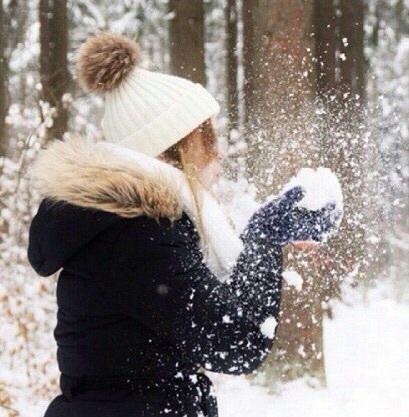 Фото Женщины Зимой На Аватарку