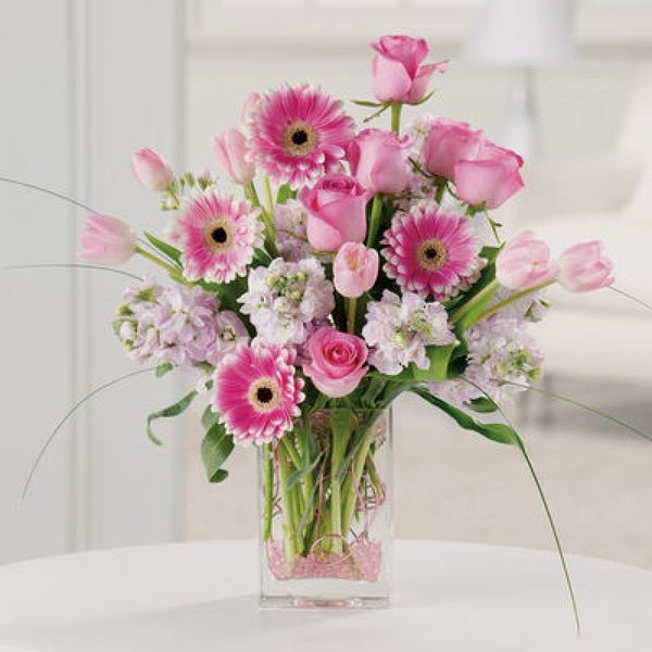 Красивые цветы в вазах фото011
