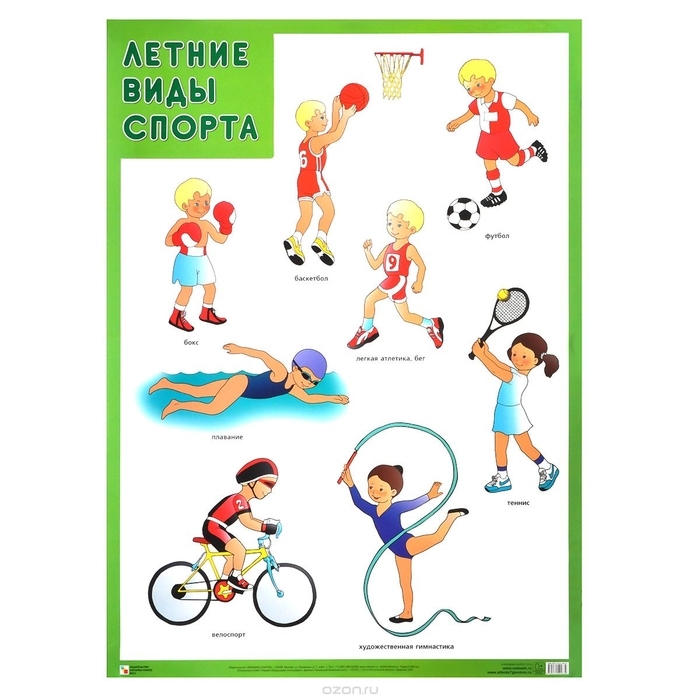 Рисунки на спортивную тематику детские – картинки019