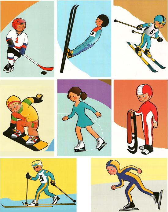 Рисунки на спортивную тематику детские – картинки022