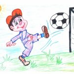 Рисунки на спортивную тематику детские – картинки024