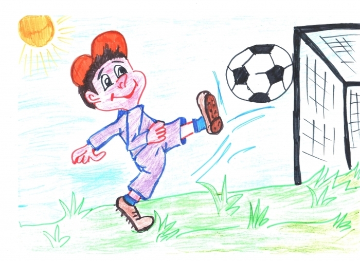 Рисунки на спортивную тематику детские – картинки024