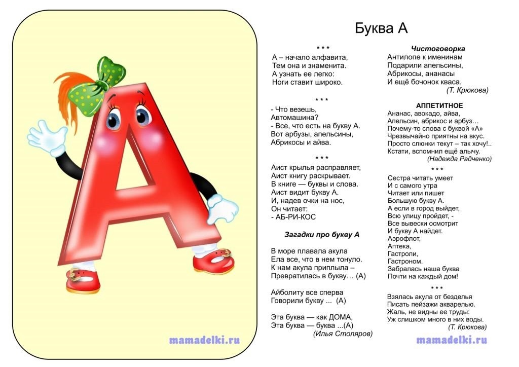 Загадки на буквы алфавита для 1 класса короткие с рисунками