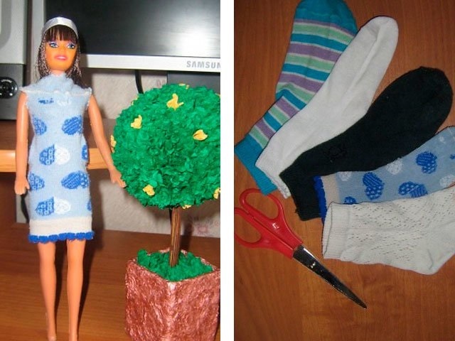 Одежда для кукол своими руками из подручных материалов