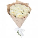 Букет розовых и белых роз   красивых020