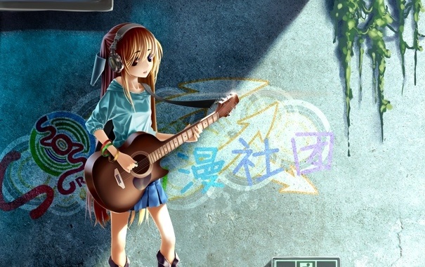 Гитара аниме картинки   красивые фото008