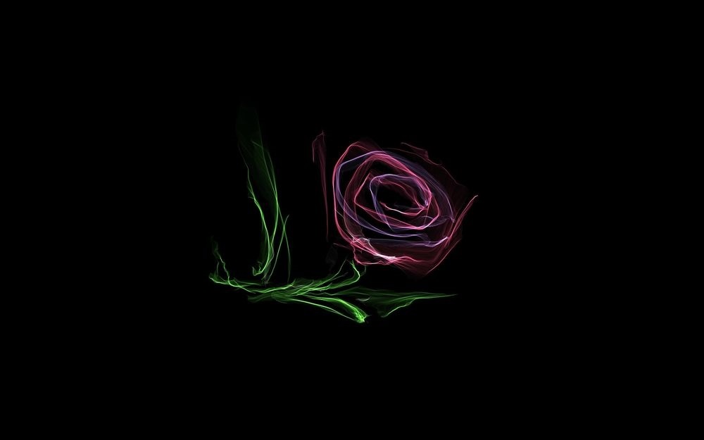 Картинка розы на черном фоне и фото017