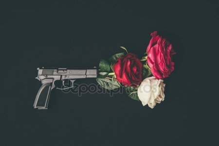 Картинка розы на черном фоне и фото022