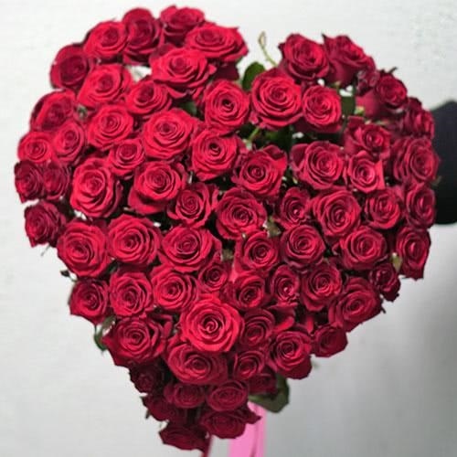 Картинка сердце из роз   красивые фото012
