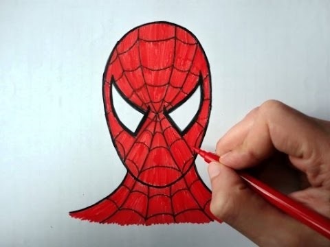 Картинка человек паук для детей   рисунки018