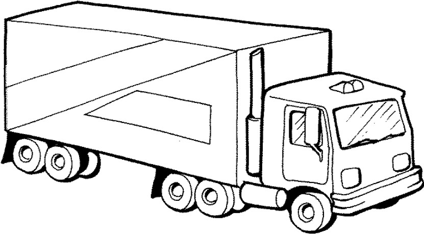 Картинки для детей грузовых машин   рисунки009