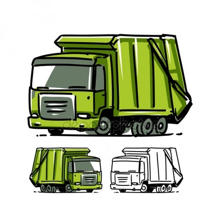 Картинки для детей грузовых машин   рисунки015