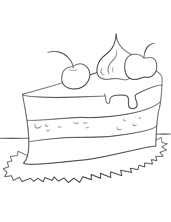 Картинки для детей нарисованные торт   подборка007