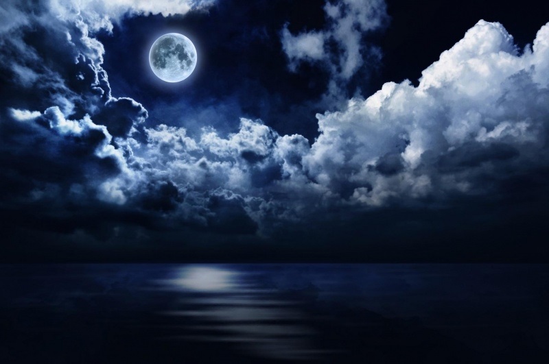 Картинки море ночью   красивые фото001