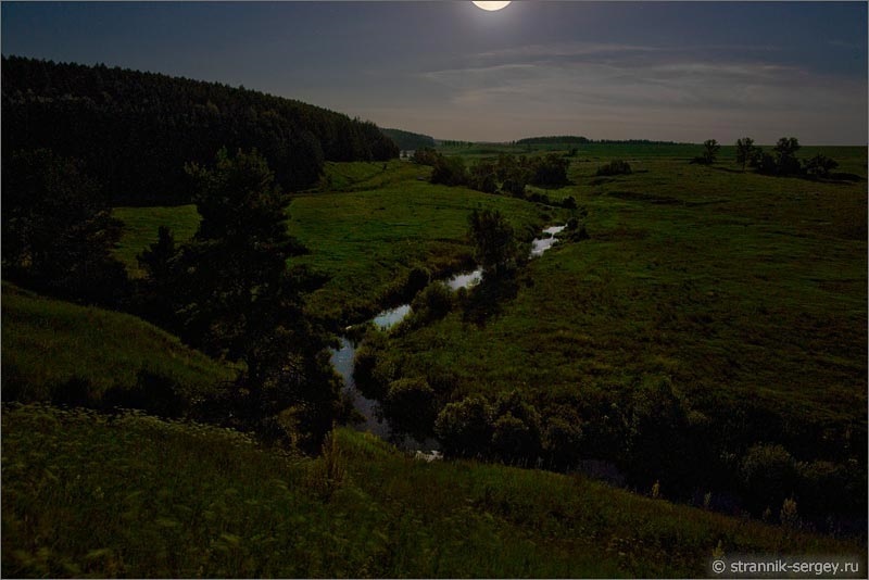 Ночной луг картинки   красивые фото022