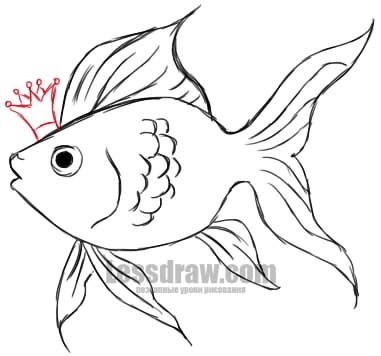 Сказочные рыбки картинки для детей   рисунки027