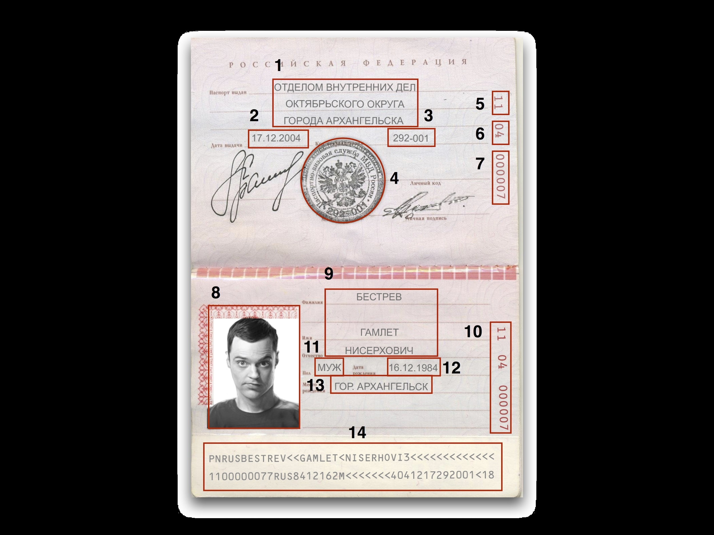 Фотография 1998 года рождения паспорта011