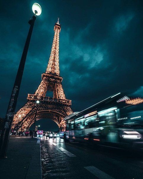Эйфелева башня фото ночью фото   красивые картинки022