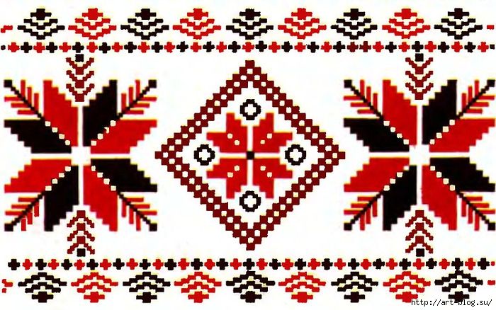 Белорусская вышиванка схемы004