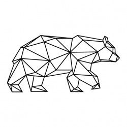Геометрия тату медведь042