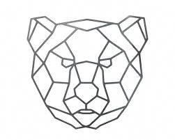 Геометрия тату медведь045