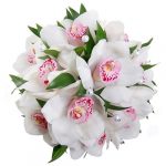 Красивые букеты орхидей021