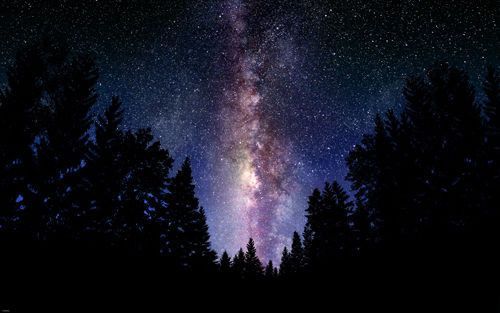 Обои звездное небо на айфон017