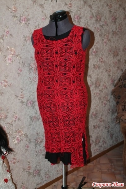 Платье lady in red от автора Олеси Данилюк015