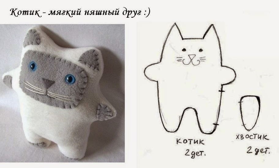 Эскиз игрушки из ткани