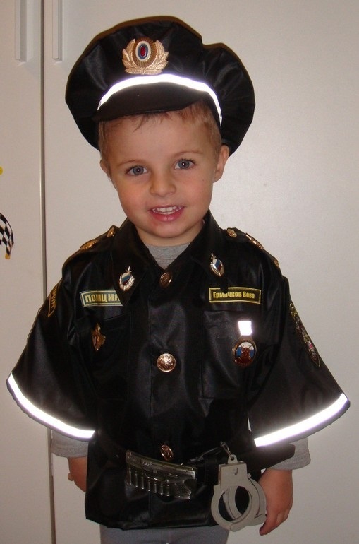 Детский костюм полицейского своими руками в садик