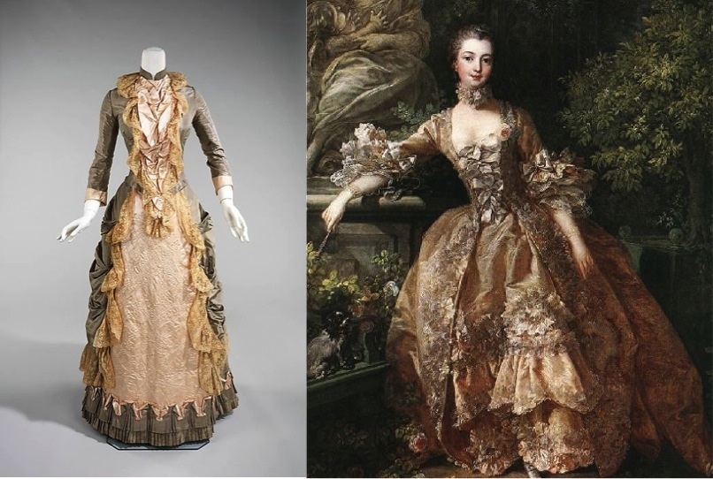 Стили одежды 18 века