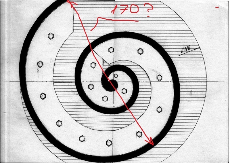 Чертежи улиток для холодной ковки с размерами