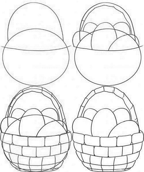 Что можно нарисовать на пасху легко
