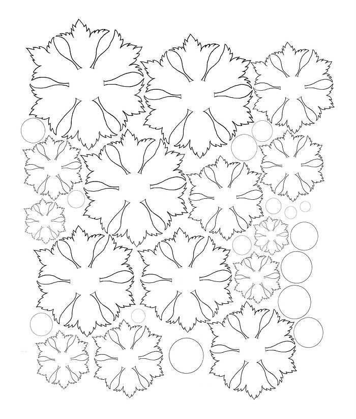 Объемные цветы из бумаги своими руками схемы