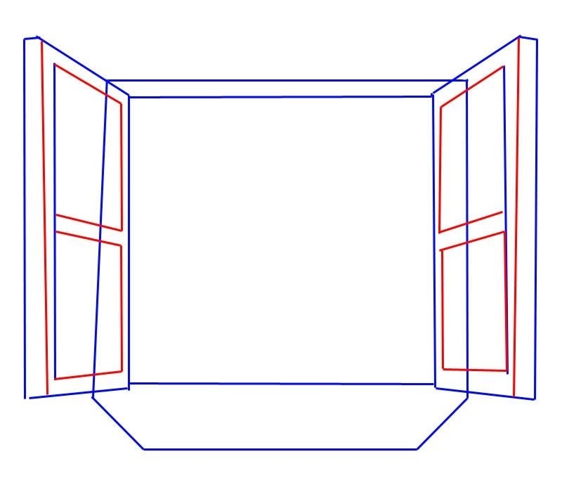 Как нарисовать окно легко