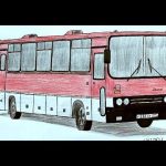 Как нарисовать автобус карандашом поэтапно для детей 1 класса — подборка