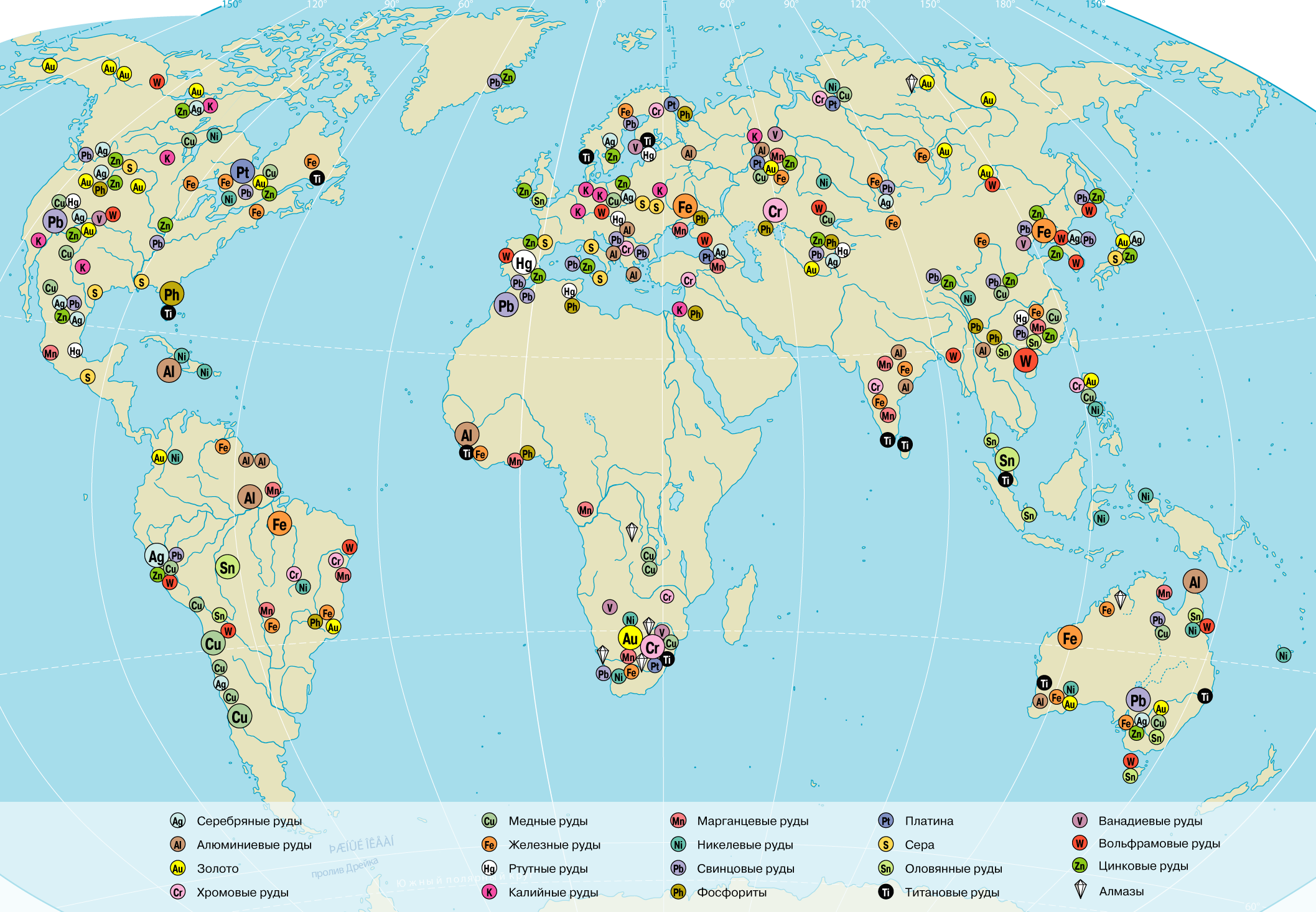 Карта Азии полезных ископаемых   подборка картинок (10)
