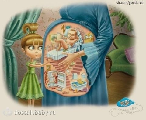 Картинки беременной мамы 012
