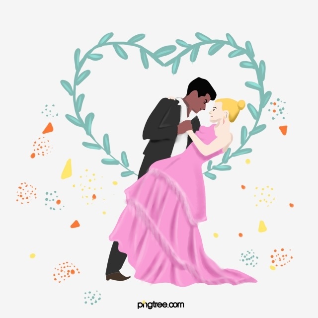 Красивая свадьба нарисованные картинки 007