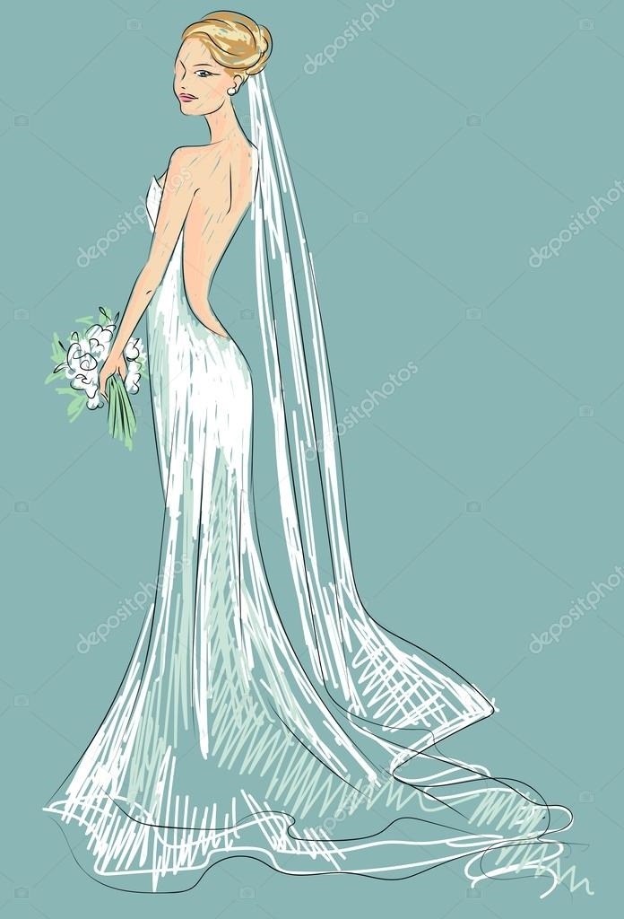 Красивая свадьба нарисованные картинки 019