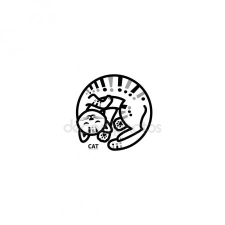 Логотип кот 025